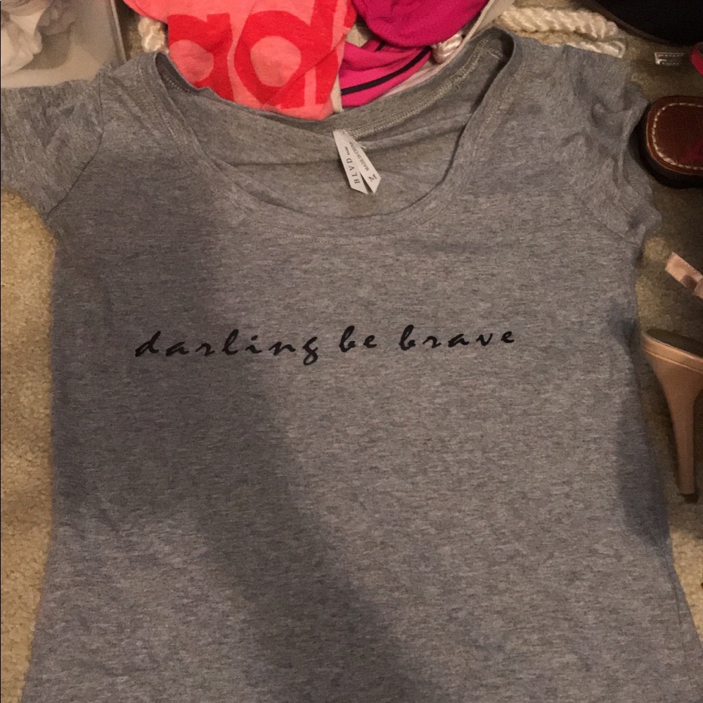 Bouquet be brave shirt